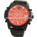 5 Colors men's big dial thin rubber sport watch